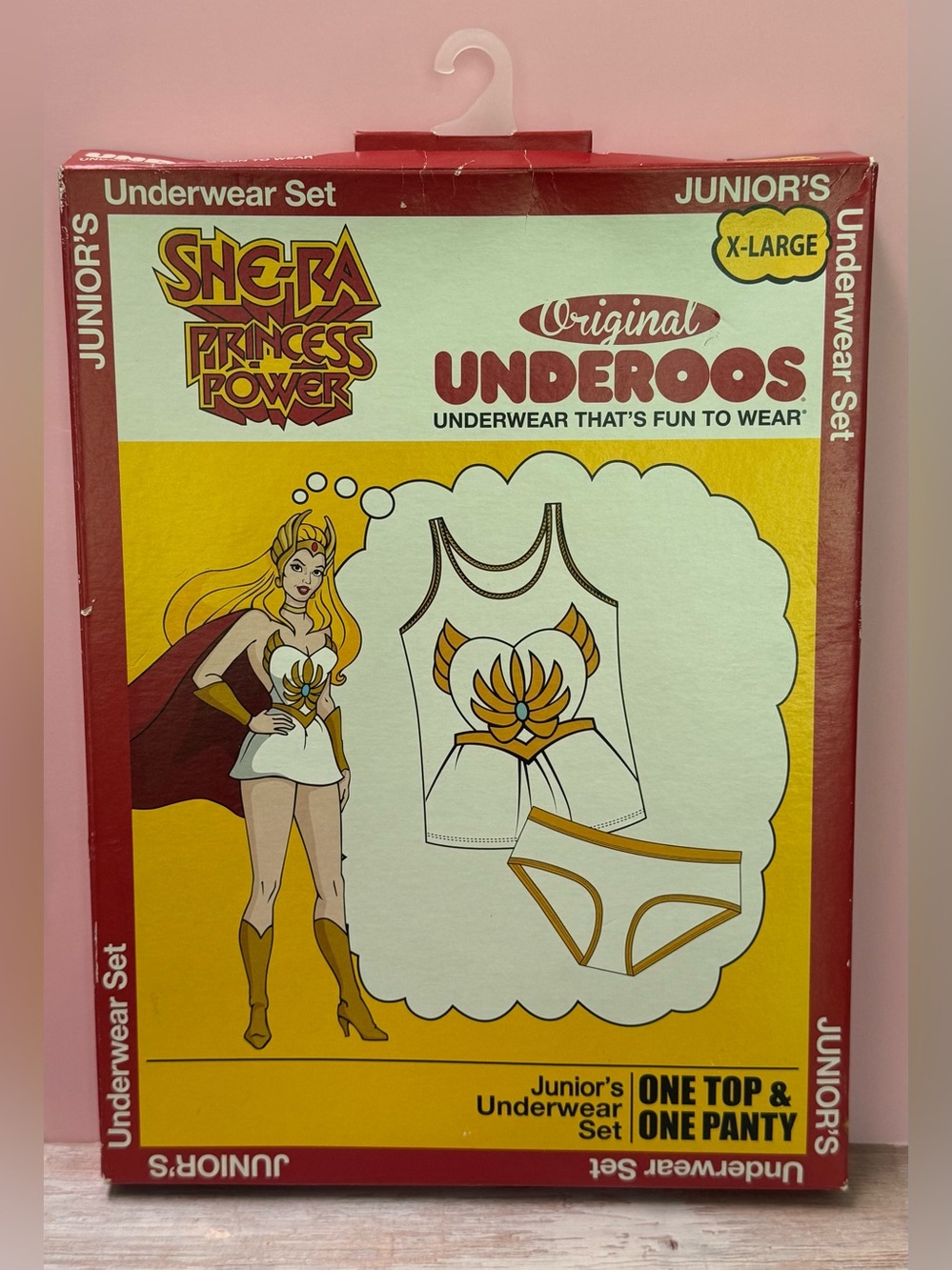 Junior’s She-Ra Princess of Power UNDEROOS Underwear Set NEW